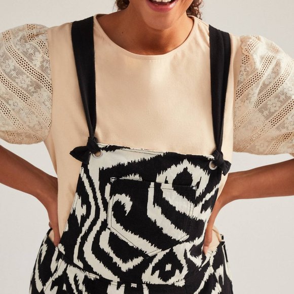 HTF Anthropologie Constance Wide-Leg Overalls - Picture 7 of 8